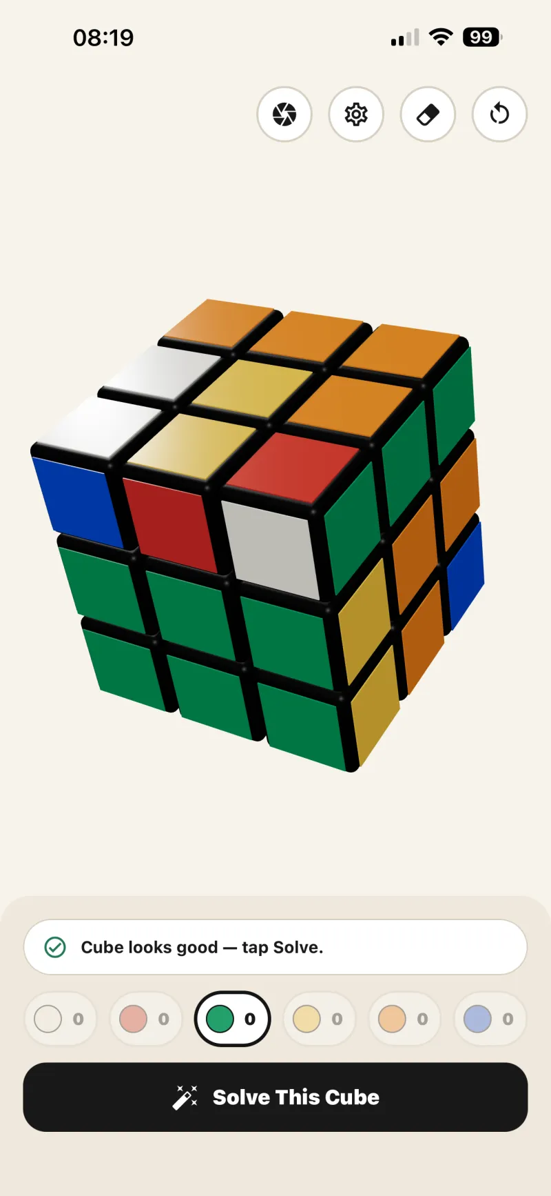 Wurfel scanned cube preview